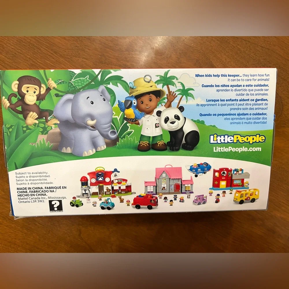 Fisher-Price Little People Go Wild Jungle Adventure 5 piece safari animals NWB - Picture 8 of 10